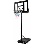 Costway - Panier de Basket Extérieur avec Hauteur Réglable 130-305 cm, Support de Basket sur Pied avec Panneau en hdpe et Filet, Base Remplissable &