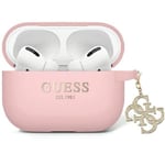 Guess AirPods Pro 2 Skal Liquid Silikon Glitter Triangle Charm