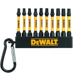 Torxbits DeWalt DT7275-QZ 50 mm FLEXTORQ-bits 10-Delars Med Nyckelring