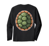 Turtle Costume Adult Kids Men Women Turtle Shell Long Sleeve T-Shirt