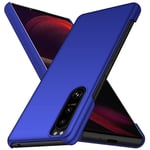 BRAND SET Case for Sony Xperia 10 III Case PC Silky Ultra Thin Phone Case, Anti-fingerprint Ultra-thin Matte Hard Shell Suitable for Sony Xperia 10 III-Blue