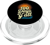 100 Days Y'all Vintage Style Love Sun Smart Graphic PopSockets PopGrip pour MagSafe