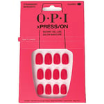 OPI xPRESS/ON Press On Nails, Up to 14 Days of Wear, Gel-Like Salon Manicure, Vegan, Sustainable Packaging, With Nail Glue, Short and Long Iconic Shades, Strawberry Margarita Pink Nail Polish