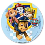 Dekora - Disque en Sucre Comestible pour la Décoration de Gâteau Paw Patrol, (Pat' Patrouille) 20 Centimètres