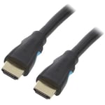 Cable hdmi 2.0 prise male des deux cotes uhd 4K 3D 1m - Noir