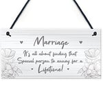 Marriage Poem Anniversary Gift For Husband Wife Mr And Mrs Love Sign Gift Keepsake