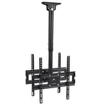 Maclean MC-944 Universal Bracket for 2 TV Ceiling Mount Swivel Tilt Adjustable 32" - 50" VESA OLED QLED LED LCD Plasma