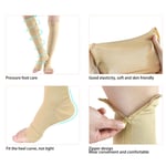 (L/XL)Compression Stockings Zipper Design Knee High Length Sports Pressure SG5