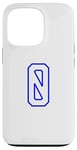 iPhone 13 Pro Number #0 Sport White Blue Varsity Number Case