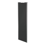 Porte de placard coulissante anthracite profil gris GoodHome Arius H. 248,5 x L. 77.2 cm + amortisseurs