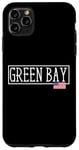 iPhone 11 Pro Max Green Bay City USA Flag State Travel US America Women Men Case