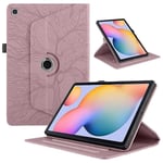 Nytt roterande Samsung-fodral för Galaxy Tab S6 Lite 2022/2020 10,4 tum SM-P610/P613/P615/P619-360 Degr-WELLNGS Light pink