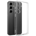 Coque pour Samsung Galaxy S24 Caméra Protégée Silicone Fin Avizar Transparent