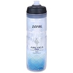 Zéfal Arctica Pro - Bidon Vélo 550 et 750 ML - Gourde Vélo Isotherme - Inodore et Etanche, Bleu, 750 ML