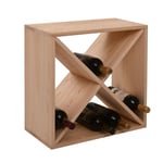 Outils Et Nature - Casier range bouteille vin en bois naturel pour cave et cellier a vin - meuble de rangement bouteille de vin
