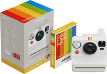 Polaroid Now Gen 3 Pebble White Bundle