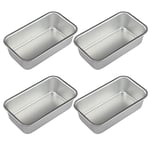 4 Pcs Loaf Tin for Ninja Dual Air Fryer Baking Trays Oven Non Stick Banana