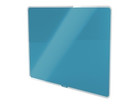 Leitz Cosy - Whiteboard-tavla - väggmonterbar - 600 x 400 mm - tempererat glas - magnetisk - lugn blå