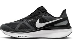 Nike Homme Air Zoom Structure 25 Running Shoe, Black/White-Iron Grey, 39 EU