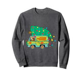 Christmas Scooby Doo Mystery Machine Decorated Tree on Top Sweatshirt