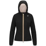 Veste K-Way  Veste Lily Warm Reversible Femme Black Pure/Beige Grey