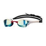 Arena Cobra Ultra Swipe Mirror Racing Goggles -Aqua/White/Fireflow - Ltd Edition