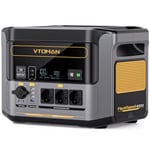 VTOMAN FlashSpeed 1000 Station Électrique Portable 828Wh/1000W(Crête 2000W),Batterie LiFeP04, Fonction UPS，Générateur Solaire à Capacité évolutive pour Camping Extérieur, Camping-cars, Domestique