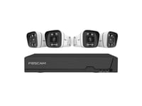 Foscam Fna108e-B4-2T, Trådbunden, Fodral, Rj-45, Inomhus/Utomhus, 6X, 90.1°, 90.1°