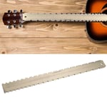 Fret Board Straight Edge Luthiers Tool for Guitars Neck Leveling 24.75 Notched