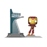 Funko Pop! Town: Avengers: Age of Ultron - Avengers Tower with Iron Man (Glow-in