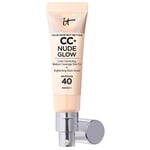 IT Cosmetics CC+ and Nude Glow Lightweight Foundation and Glow Serum with SPF40 32ml (Various Shades) - Fair Light