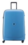 DELSEY PARIS - Belmont Plus - Valise Grande Taille Rigide recyclé et Recyclable - 76x52x32 cm - 102 litres - L - Bleu Zinc