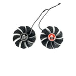 Ventilateur de refroidissement pour carte vidéo GeForce RTX3090,remplacement pour Colorful GeForce RTX 3060 3070 3080 Ti 3090 NB 12G-V,87mm - Type black 2-Fan