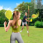 Swingball Classic Original Set - Red & Yellow, Real Tennis Ball, Ages 5+