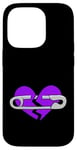 Coque pour iPhone 14 Pro Purple Healing In Process - Graphique de couleur violette