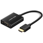 Ugreen - Adaptateur hdmi - vga + Câble usb - micro usb 1m noir