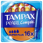 Tamponit Tampax Compak Pearl Super Plus, 16 kpl.