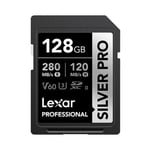 Lexar Professional 128GB SILVER PRO SDXC UHS-II Card