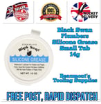 Plumbers Silicone Grease Black Swan Small Tub 14g *Free Post Rapid Dispatch*