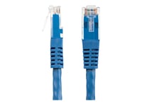 StarTech.com 6ft CAT6 Ethernet Cable, 10 Gigabit Molded RJ45 650MHz 100W PoE Patch Cord, CAT 6 10GbE UTP Network Cable with Strain Relief, Blue, Fluke Tested/Wiring is UL Certified/TIA - Category...