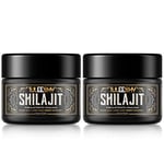 Himalayan Shilajit Resin 30g - 100% Pure Shilajit with Fulvic Acid and Minerals, Strength & Stamina Booster for Men and Women (Pack of 2)