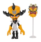 Crash Bandicoot Bandai Action Figures Dr Neo Cortex With Mask | 11cm Dr Neo Cortex Toy With Mask And Stand Accessories | Collectable Figures As Merchandise And Video Game Gifts