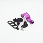 Trigo Bike Headlight Mount For Brompton Cateye Gopro Action Camera Holder PURPLE