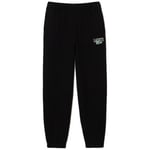 Pantalon Lacoste  PANTALON DE SURVÊTEMENT JOGGER  IMPRIMÉ NOIR