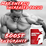 SPARTAN HEALTH ENERGY SOURCE PILLS TABLETS SPORTS MAXIMUM HIGH ENERGY LEVELS