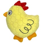 Bite Force Jouet en Peluche Robuste pour Chiens Wildlife de Fabriqué en matériau Kevlar, Plusieurs Couches, couineuse et des Coutures renforcées. Idéal pour Les mâchoires puissantes (Poulet)