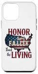 Coque pour iPhone 12 mini Honor the Fallen, Thank the Living Patriotic Appreciation