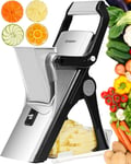 Mandoline Vegetable Slicer，Mandoline Slicer Safe Silver-black 