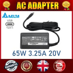 65W DELTA USB-C COMPATIBLE ADAPTER FOR SAMSUNG GALAXY TAB ACTIVE 2 TAB S3