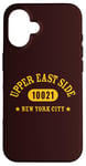 iPhone 16 UPPER EAST SIDE 10021 NEW YORK CITY / NYC Athletic Design Case